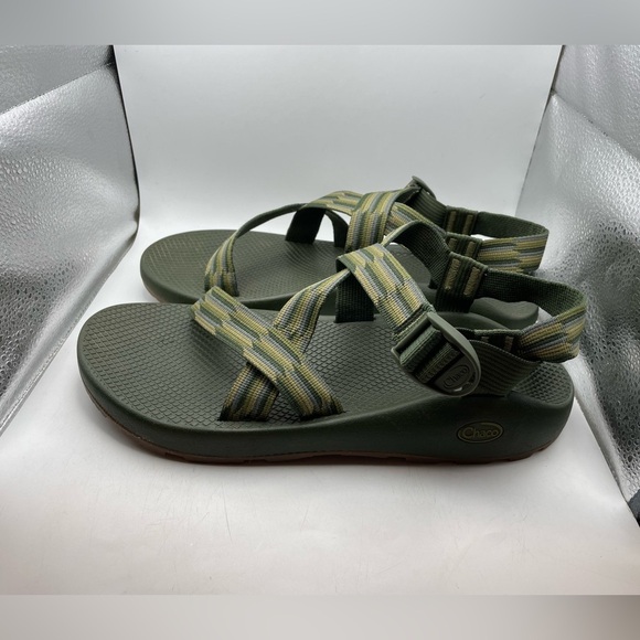 Chaco | Shoes | Chaco Z Classic Accordion Green Mens Sandals  display picture 2